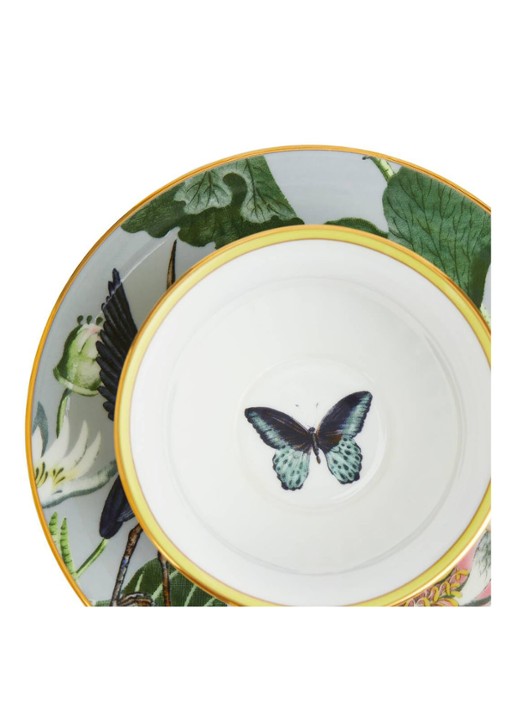 Wedgwood Wonderlust Waterlily kop en schotel 10 cl - voorkant 2 multicolor