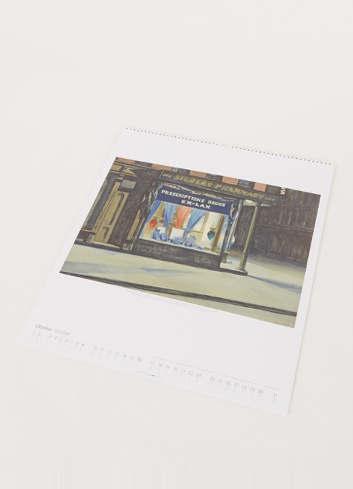 Weingarten Edward Hopper kalender 2022 - detail 3 multicolor