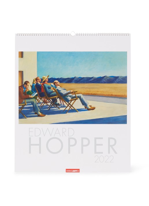 Weingarten Edward Hopper kalender 2022 - voorkant multicolor