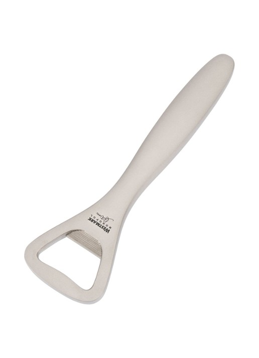 Westmark Linea flesopener - detail zilver