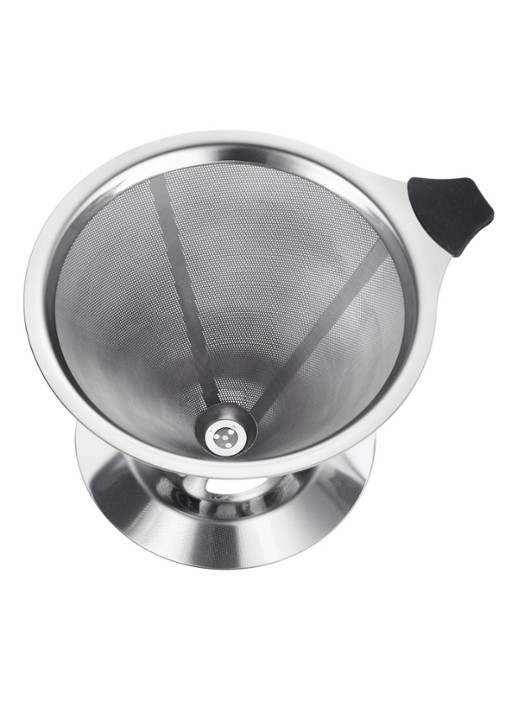 Westmark Permanent koffiefilter 8,5 cm - detail zilver