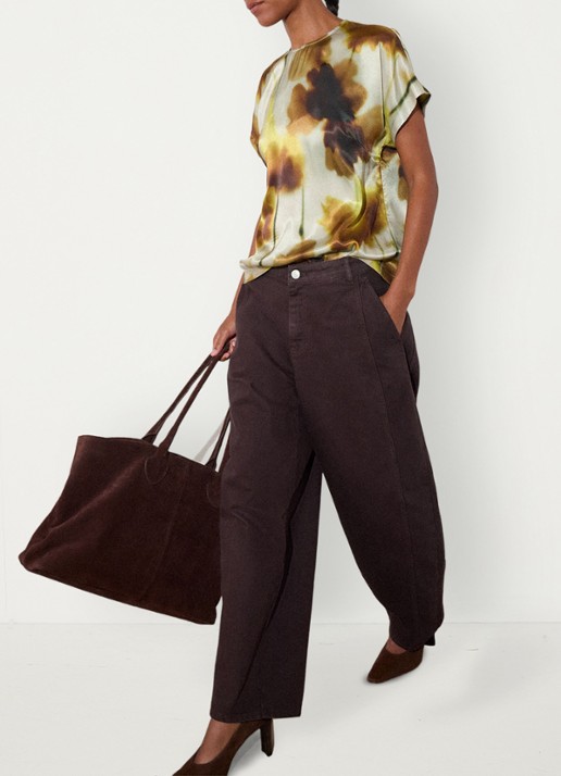 Whistles Blouse met bloemenprint - detail 5 multicolor