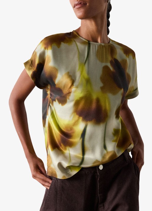 Whistles Blouse met bloemenprint - detail 6 multicolor