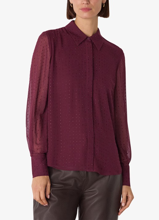 Whistles Blouse met strass
