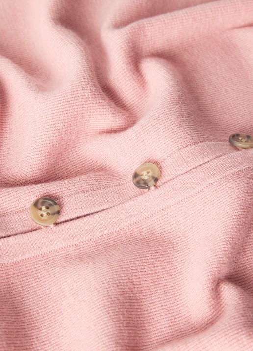 Whistles Fijngebreide top met V-hals - detail 5 roze