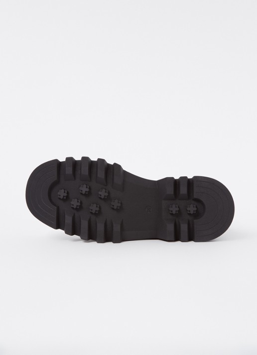 Whistles Hatton chelsea boot van leer - detail 3 zwart