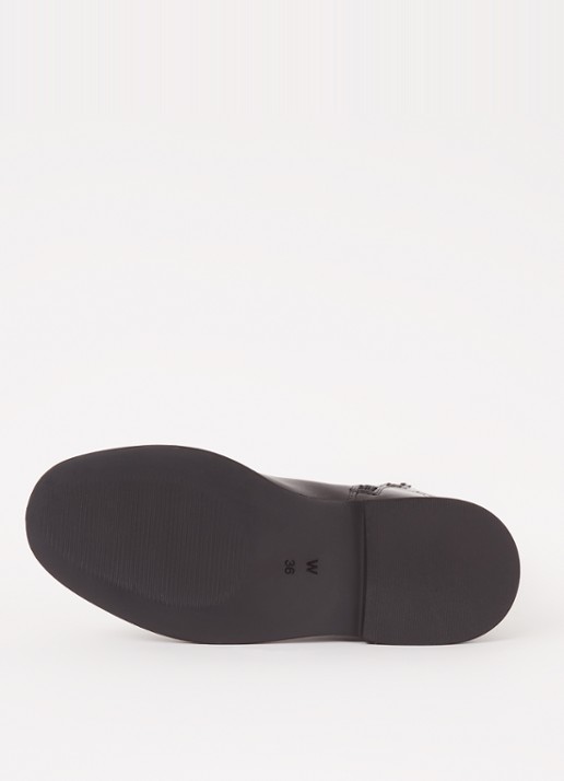 Whistles Laars van leer  - detail 5 zwart