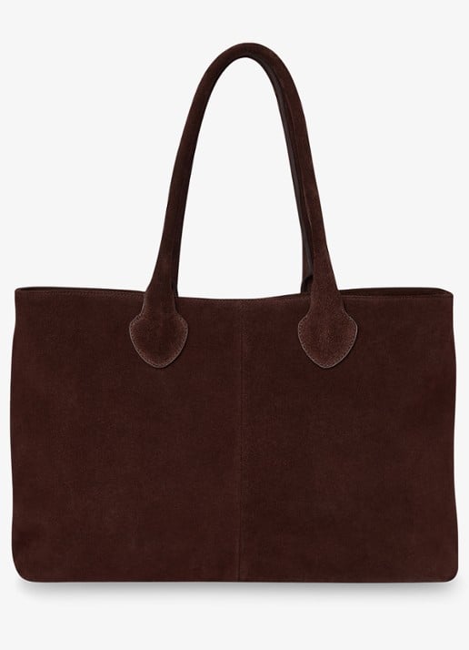Whistles Leandra shopper van suède