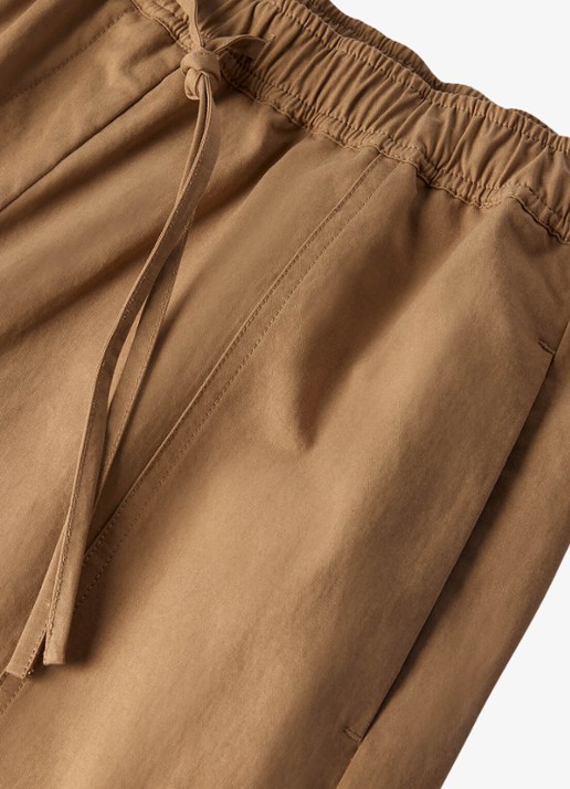 Whistles Loose fit cargobroek met steekzakken - detail 5 donkerbeige