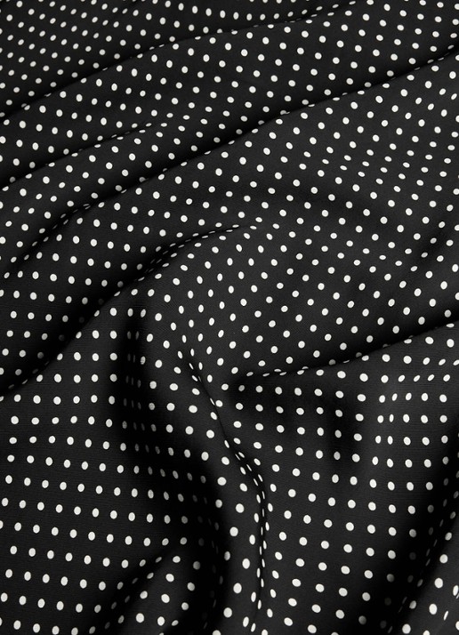Whistles Midi A-lijn rok met stippenprint - detail 5 zwart