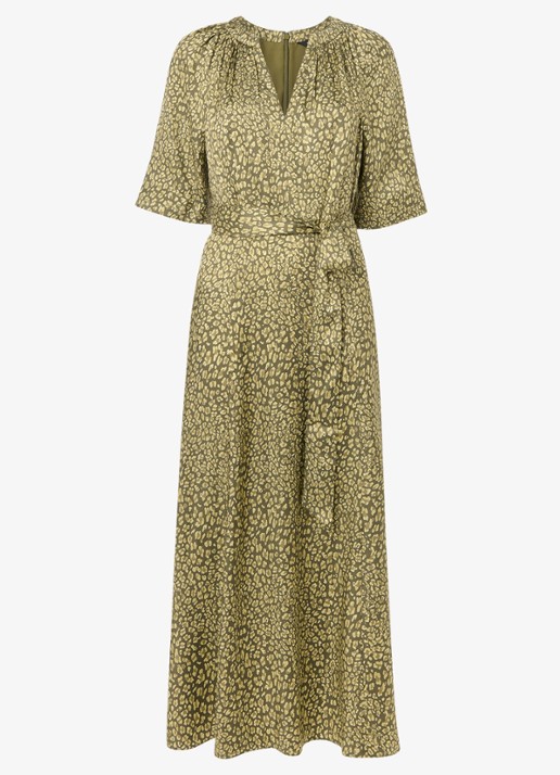 Whistles Midi jurk met luipaardprint