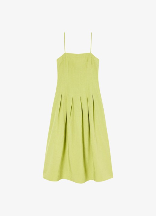 Whistles Midi jurk met plooien