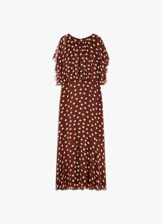 Whistles Midi jurk met stippenprint