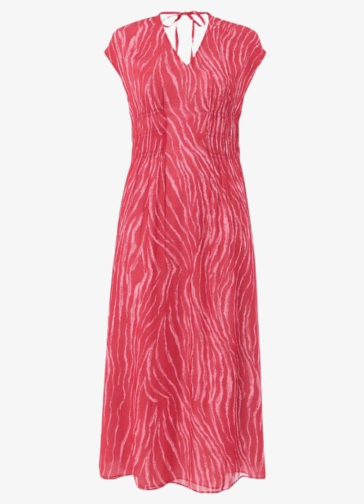 Whistles Midi tuniekjurk met zebraprint