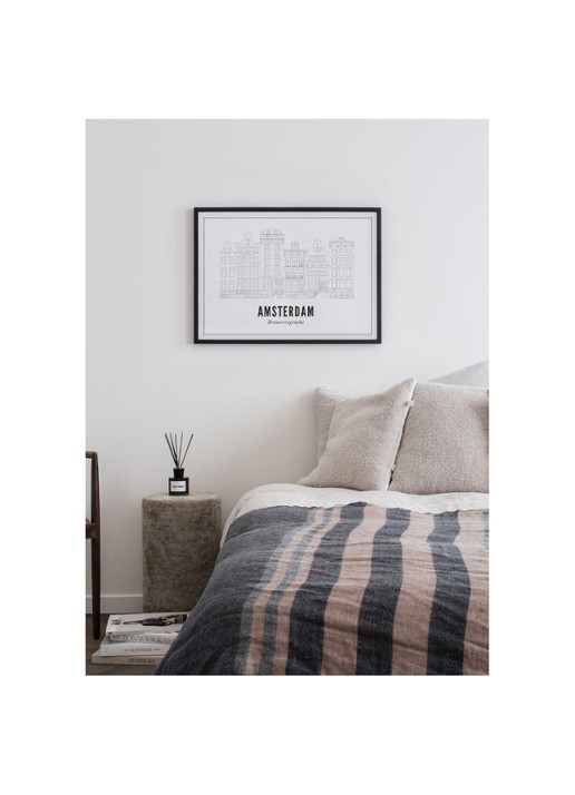 WIJCK. Amsterdam Brouwersgracht print - voorkant 4 wit