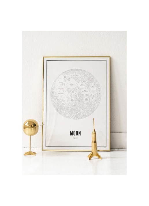 WIJCK. Moon print - voorkant 2 wit