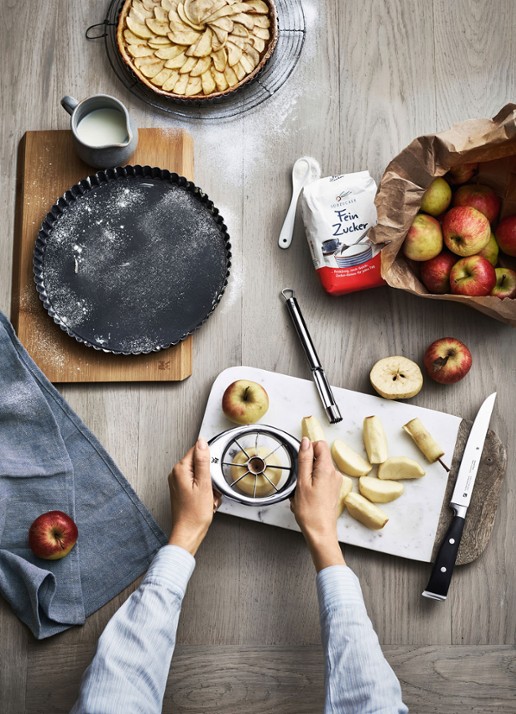 WMF Gourmet appelsnijder - voorkant 2 zilver