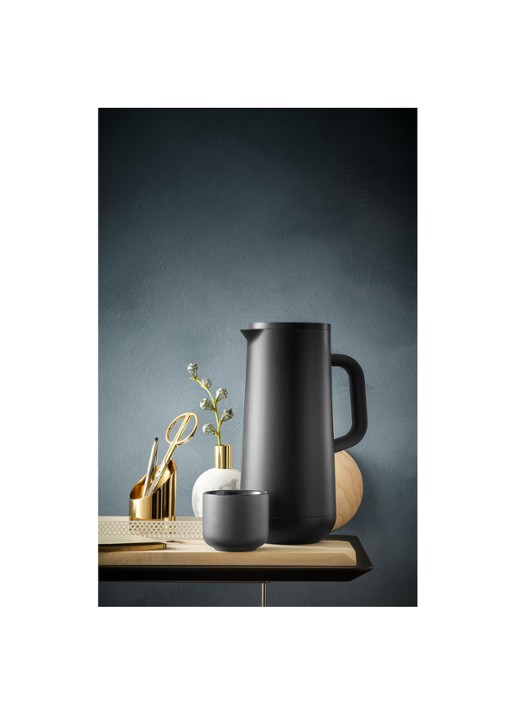 WMF Impulse thermoskan 1 liter - voorkant 2 zwart
