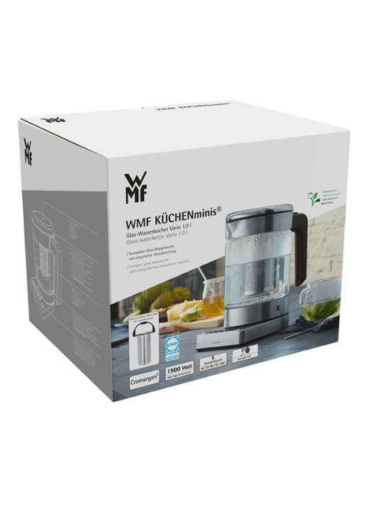 WMF KITCHENminis Vario 2-in-1 variabele waterkoker met theefilter 1 liter  - detail 6 transparant