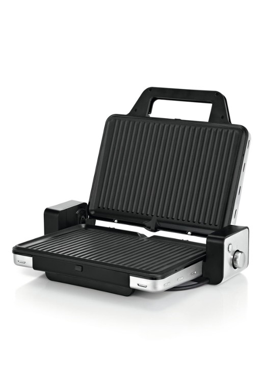 WMF LONO contactgrill + tafelgrill 2-in-1 - detail 3 zilver