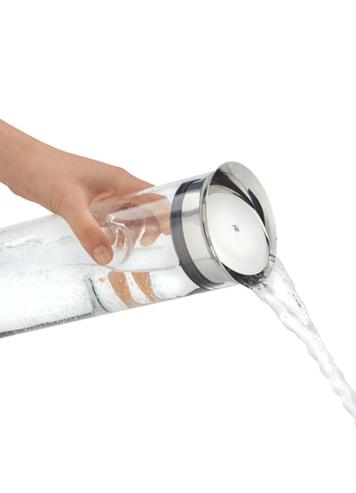 WMF Motion karaf van glas 1,25 liter - detail 3 zilver