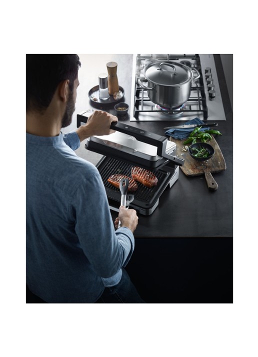 WMF Profi Plus Contact grill 0415560011 - voorkant 7 zilver