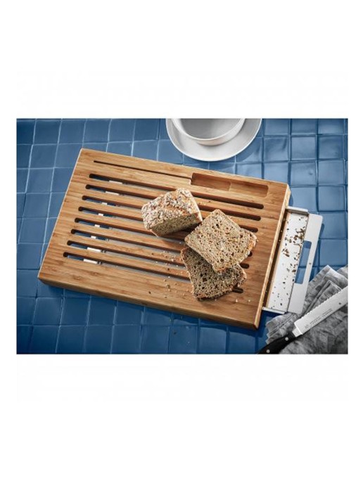 WMF Smart Storage broodplank van bamboe 42 x 24 cm - detail 4 lichtbruin