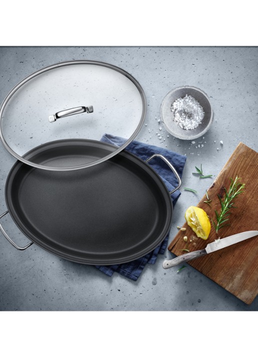 WMF Vispan 26 cm  - voorkant 2 zilver