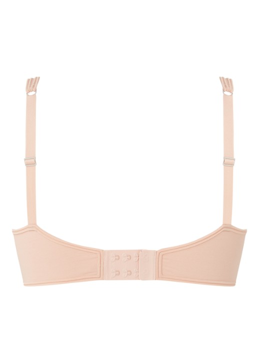 Wolford 3W Cup bralette met uitneembare padding - achterkant beige