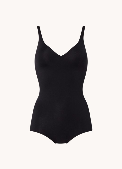 Wolford 3W naadloze corrigerende body - voorkant 2 zwart