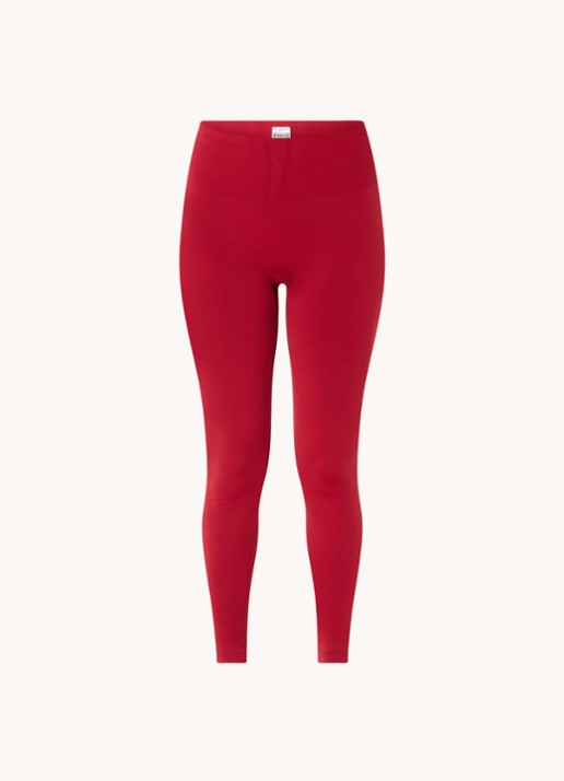 Wolford Aurora high waist legging - voorkant 3 donkerrood