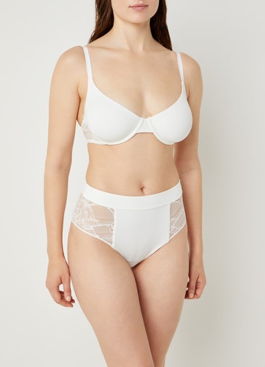 Wolford Contour high waisted hipster met kant