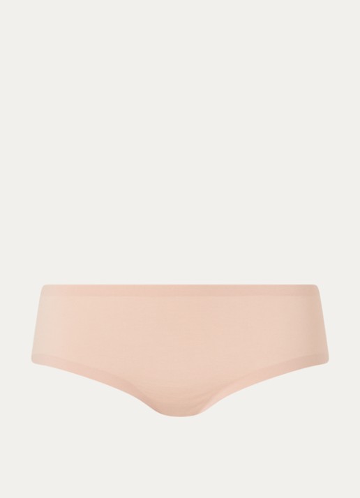 Wolford Cotton Contour naadloze slip - voorkant zalmroze