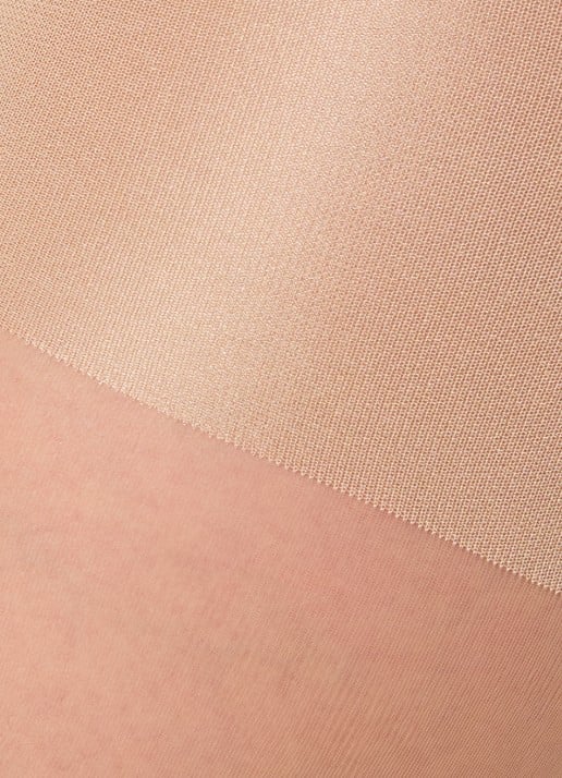 Wolford Individual Control corrigerende panty in 10 denier - detail beige
