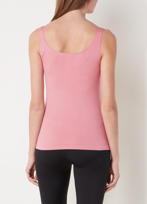 Wolford Jamaika naadloze top - achterkant 2 roze