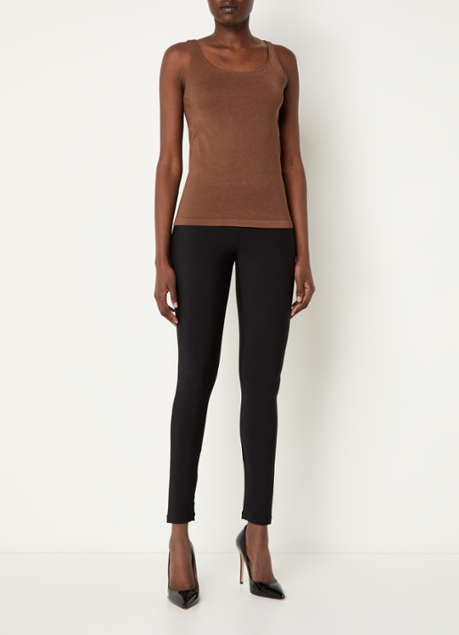 Wolford Jamaika naadloze top - voorkant 4 bruin