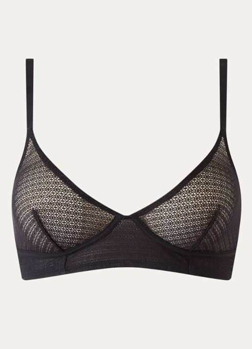Wolford Linea bralette met opengewerkt dessin