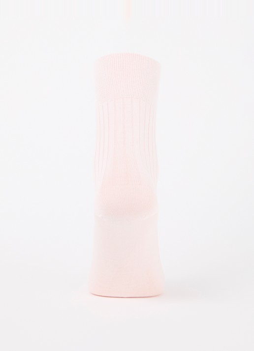 Wolford Luxury Cotton ribgebreide sokken - voorkant 2 wit