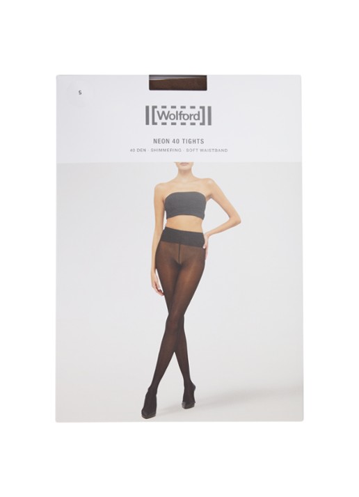 Wolford Neon panty in 40 denier - voorkant bruin