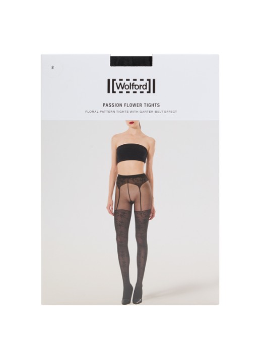 Wolford Passion Flower panty met bloemenprint in 20 denier