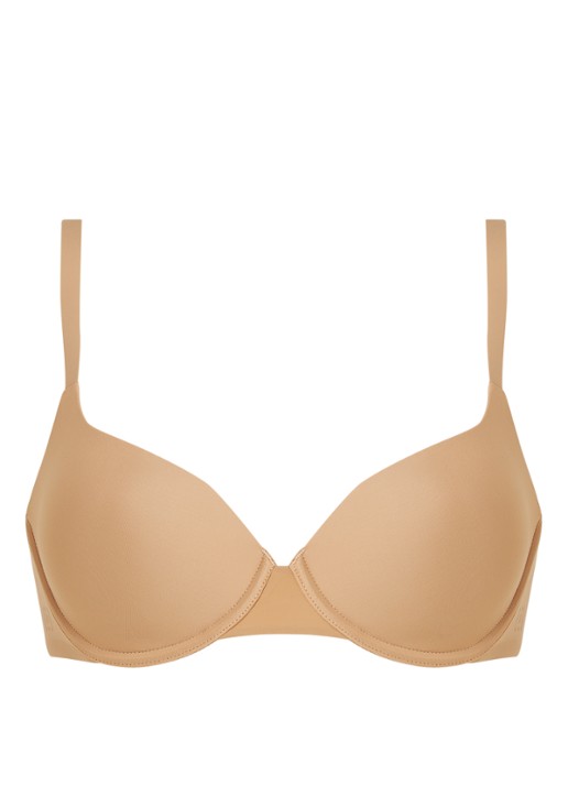 Wolford Pure naadloze voorgevormde bh - voorkant camel
