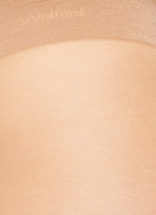 Wolford Pure Shimmer Concealer panty in 40 denier - detail donkerbeige