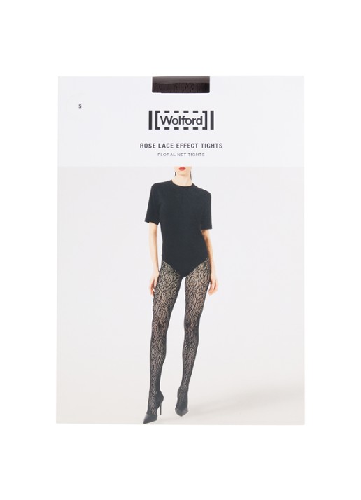 Wolford Rose Lace Effect netpanty