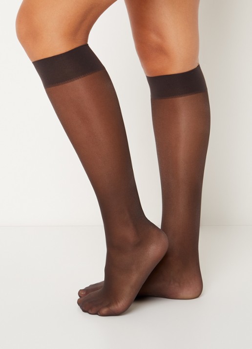 Wolford Satin Touch pantykousen in 20 denier - voorkant 2 zwart