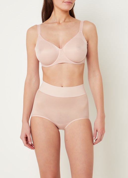Wolford Sheer Touch Control corrigerende slip - voorkant 2 lichtroze
