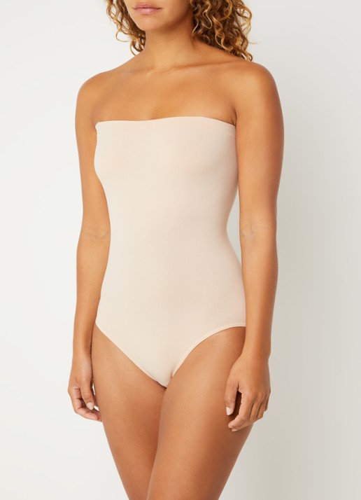 Wolford Skin Contour Tube Body - voorkant 2 beige