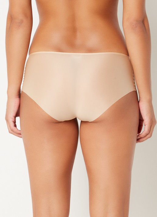 Wolford Skin naadloze slip - achterkant 3 beige