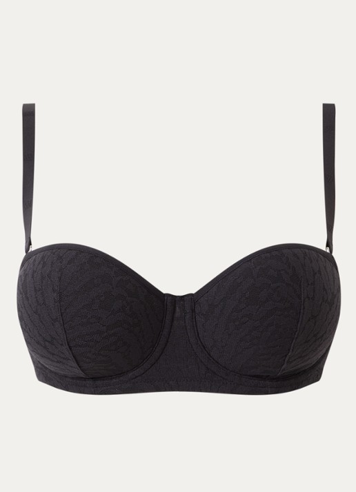 Wolford Strapless bh met afneembare bandjes - voorkant zwart