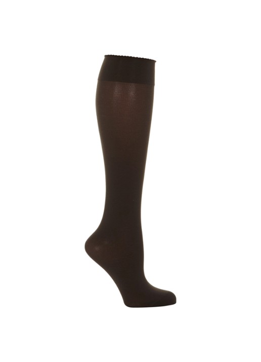 Wolford Velvet de Luxe pantykousen in 50 denier - voorkant 3 black - 7005