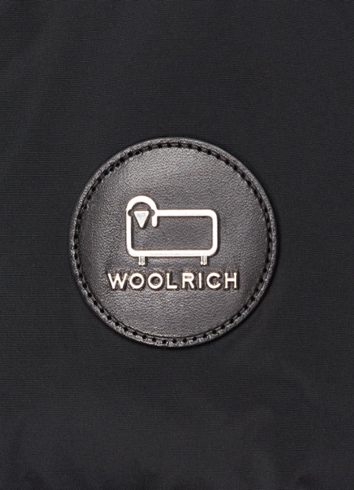 Woolrich Alsea gewatteerde jas met donsvulling met steekzakken - detail 6 zwart